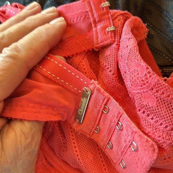 Chantelle Two Riva Gauche Full coverage unlined Bras Black 34 DD and Peach 34 D - Picture 13 of 16